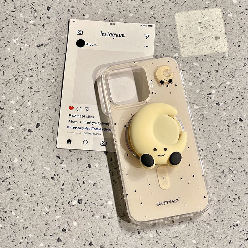 IDM Magnetic Stand Phone Case for iPhone 17 Pro Max, 15, 13, 8 Plus, 11