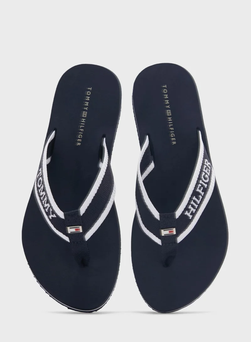 TOMMY HILFIGER Hilfiger Webbing Pool Slides