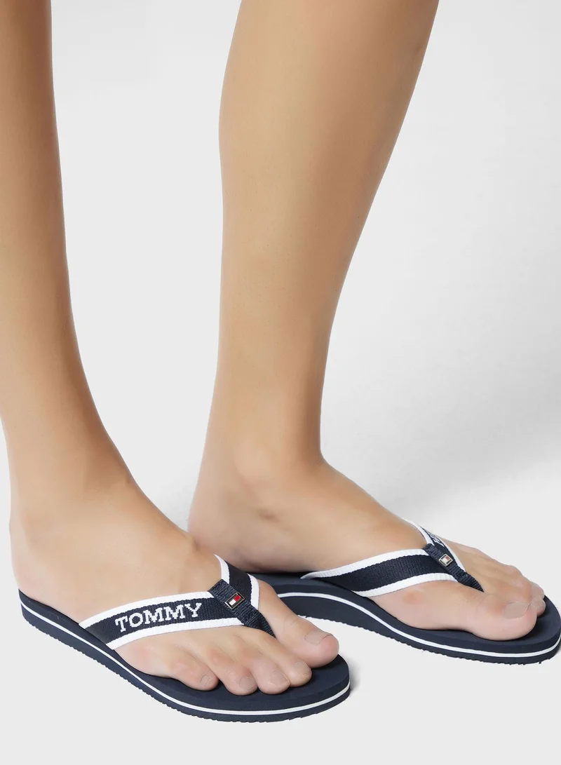 TOMMY HILFIGER Hilfiger Webbing Pool Slides