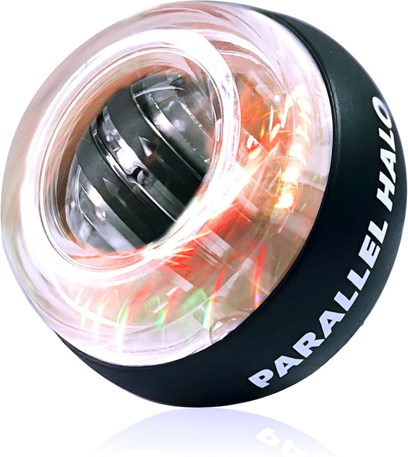 Parallel Halo Power Wrist Ball AUTO Start Gyro Ball with LED Lights Forearm Exerciser Wrist Strengthener for Strengthening Muscle and Bones - Image 1