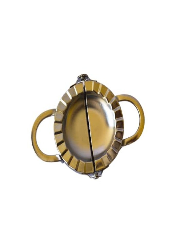 GOVAVI™ Dumpling Maker Momos Maker Dough Press Mould Wrapper Dough Cutter Stainless Steel Kitchen Tool Kitchen Utensil Dumpling Mold Pastry Press Homemade Dumpling Tool - Image 1