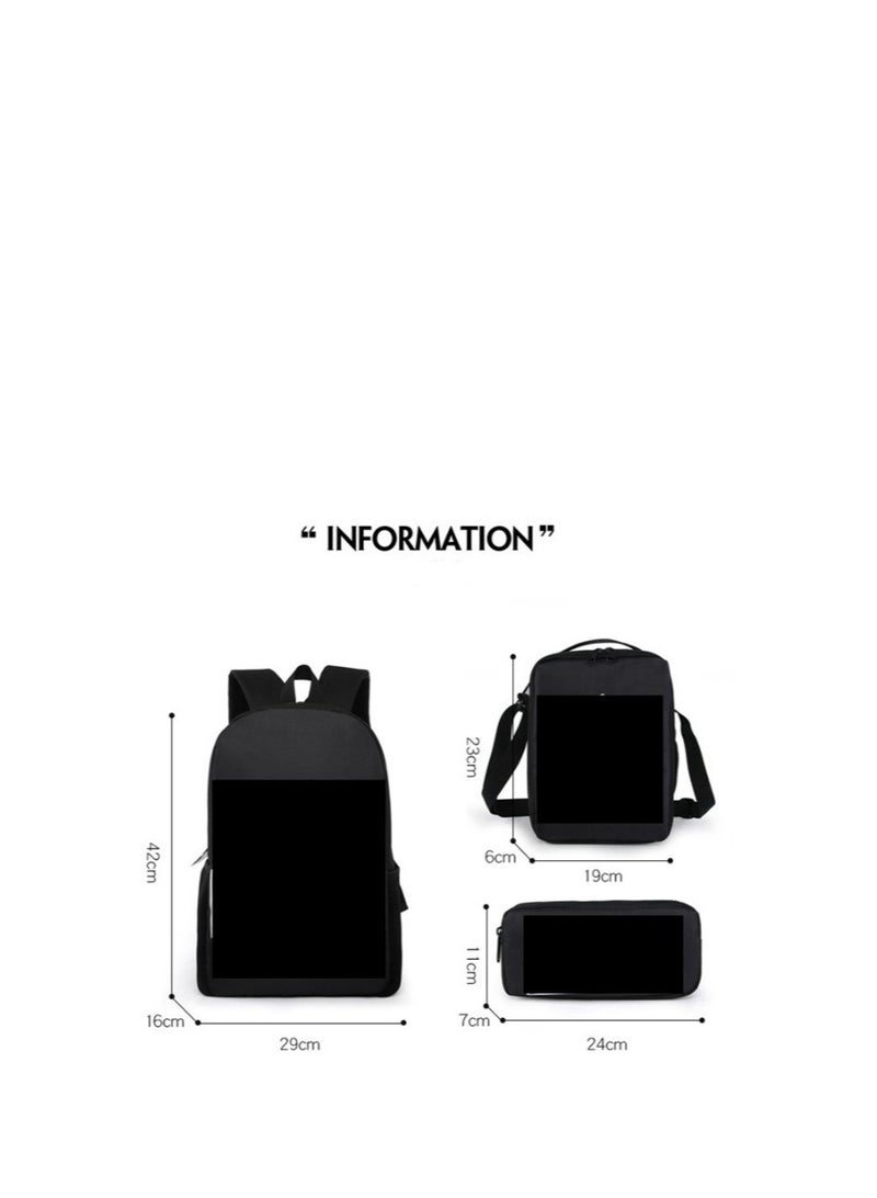 73Hours 3-piece set Kids Backpack School Bag Girls Boys Spiderman Backpack - Image 2