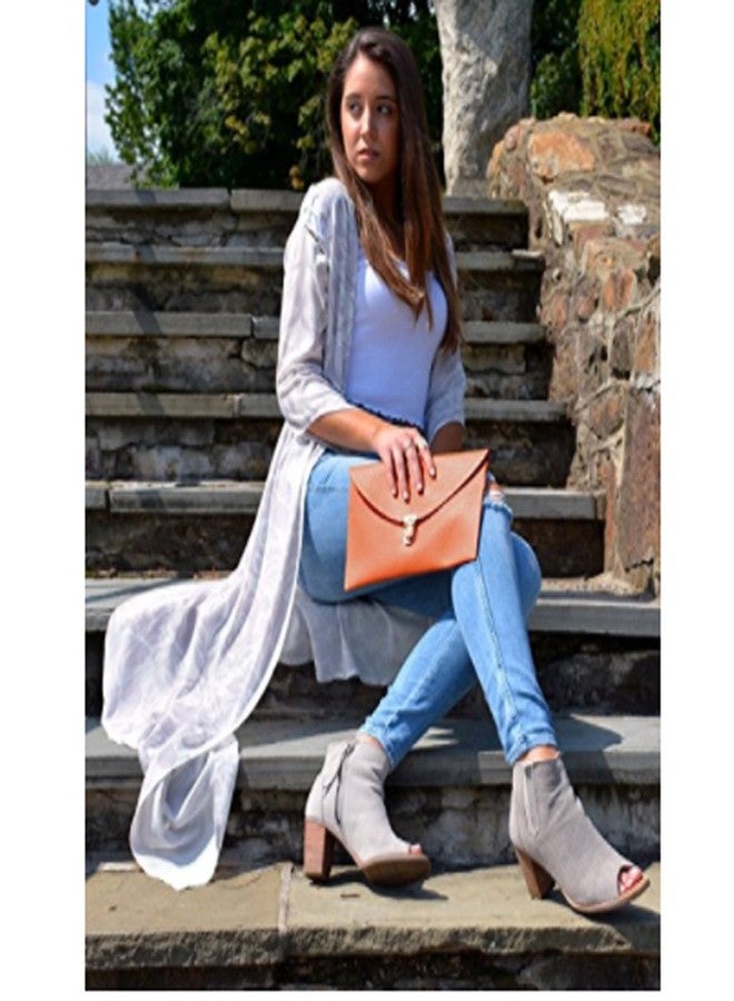 Amaze Fashion Women Handbag Shoulder Bags Envelope Clutch Crossbody Satchel Purse Tote Leather Lady Bag (Brown) - Image 2
