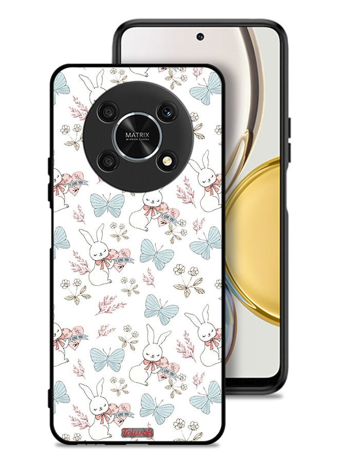 Tolwak Honor X30 5G Protective Case Cover Rabbit And Butterflies - Image 1