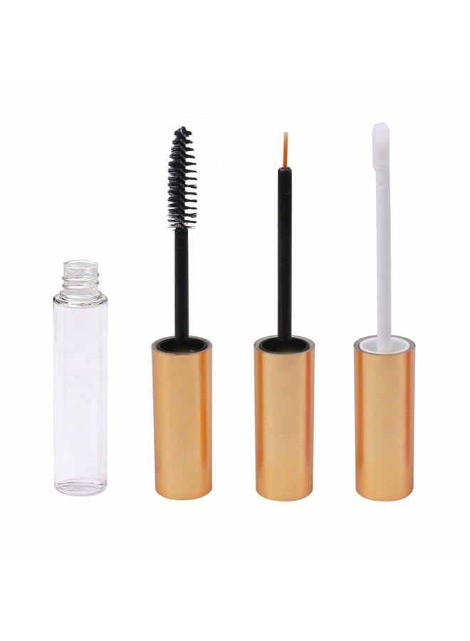 Pengxiaomei 10ml Empty Mascara Tube,Eyeliner Tube and Lip Gloss Tubes,Eyelash Cream Container Bottle with Funnels Transfer Pipettes (3pcs) - Image 2
