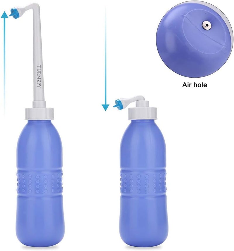 TURMZPY Portable Bidet 600ml Travel Bidet Plastic EVA Bottle Personal Hygiene Bidets Cleaning Device - Image 2