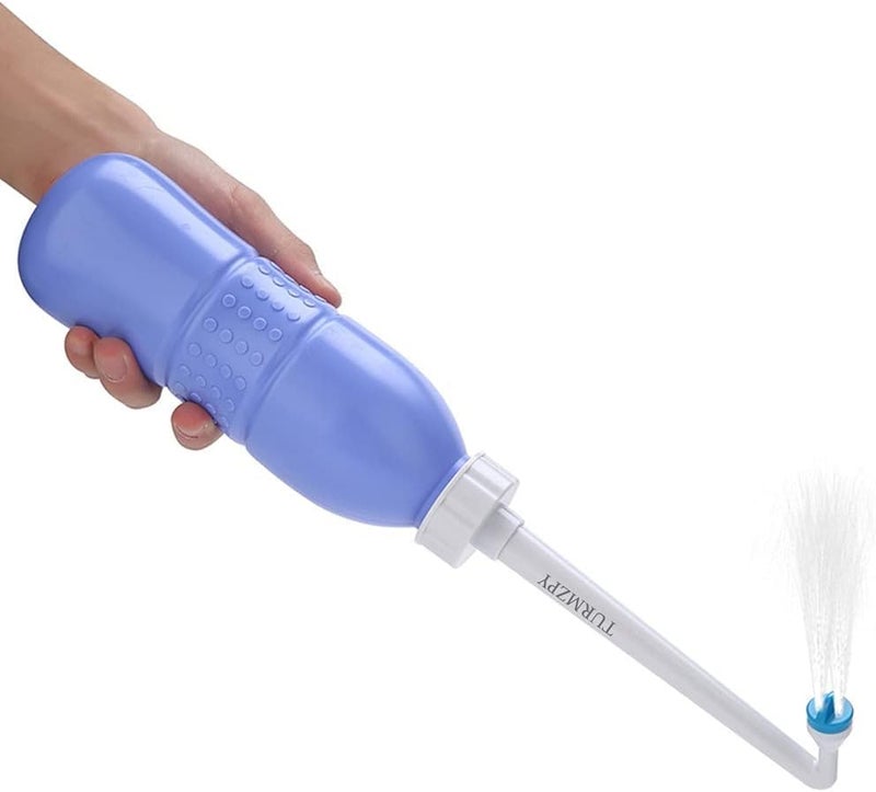 TURMZPY Portable Bidet 600ml Travel Bidet Plastic EVA Bottle Personal Hygiene Bidets Cleaning Device - Image 1
