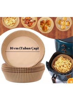 100 Pieces Airfryer Baking Paper Air Fryer Paper Compatible with Philips Xiaomi Tefal and All Models