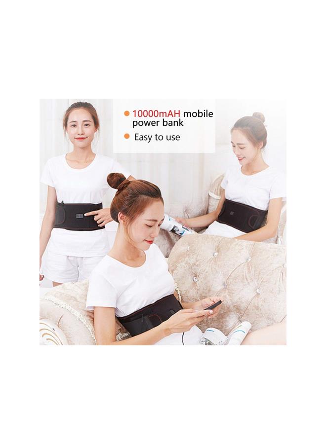 WYBOT Portable Massage Waist Heating Pad, Adjustable Electric Waist Heating Belt for Lower Back Pain and Menstrual Cramps Pain Relief Fits Men and Women  - Image 5