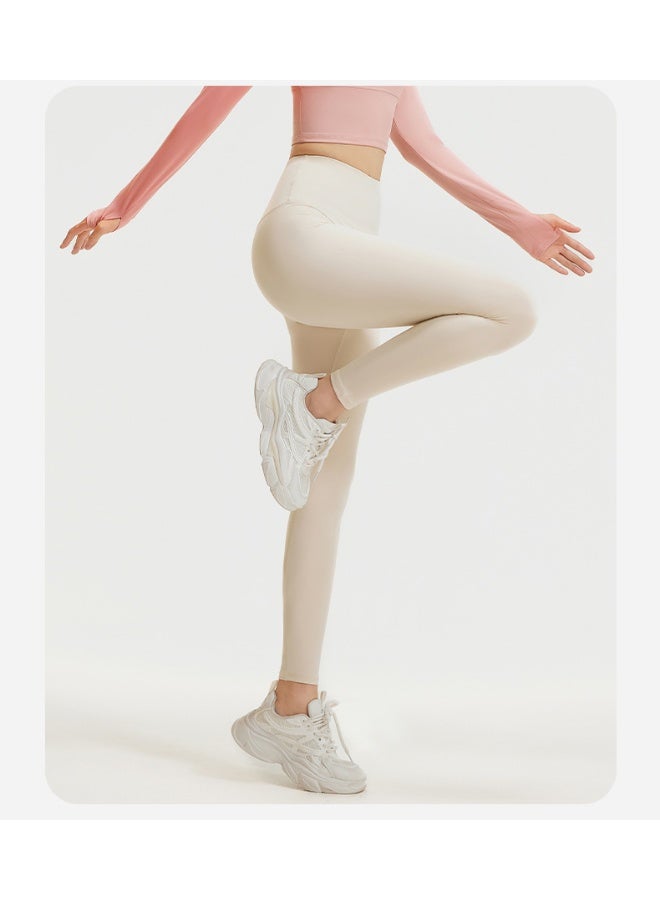 Yoga Pants For Women High Waist Elastic Hip Lift Fitness Leggings Soft Naked Feel GYM Clothes Workout Running Tights  - Image 3