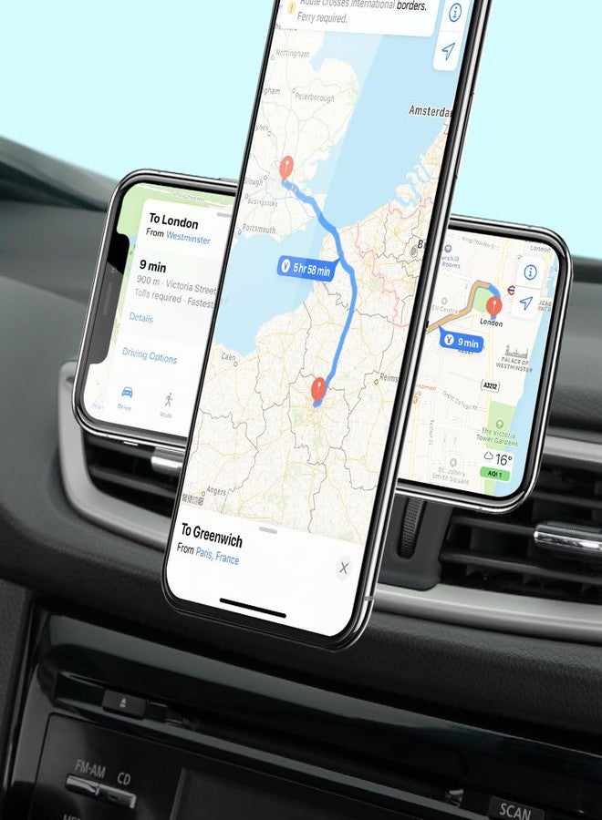 BEERTE fits for Magsafe Car Mount for Nissan Rogue 2014-2020 [20 Strong Magnets] Magnetic Phone Holder for iPhone 15 14 13 12 MagSafe Case Car Air Vent Cell Phone Navigation Automobile Cradles - Image 4