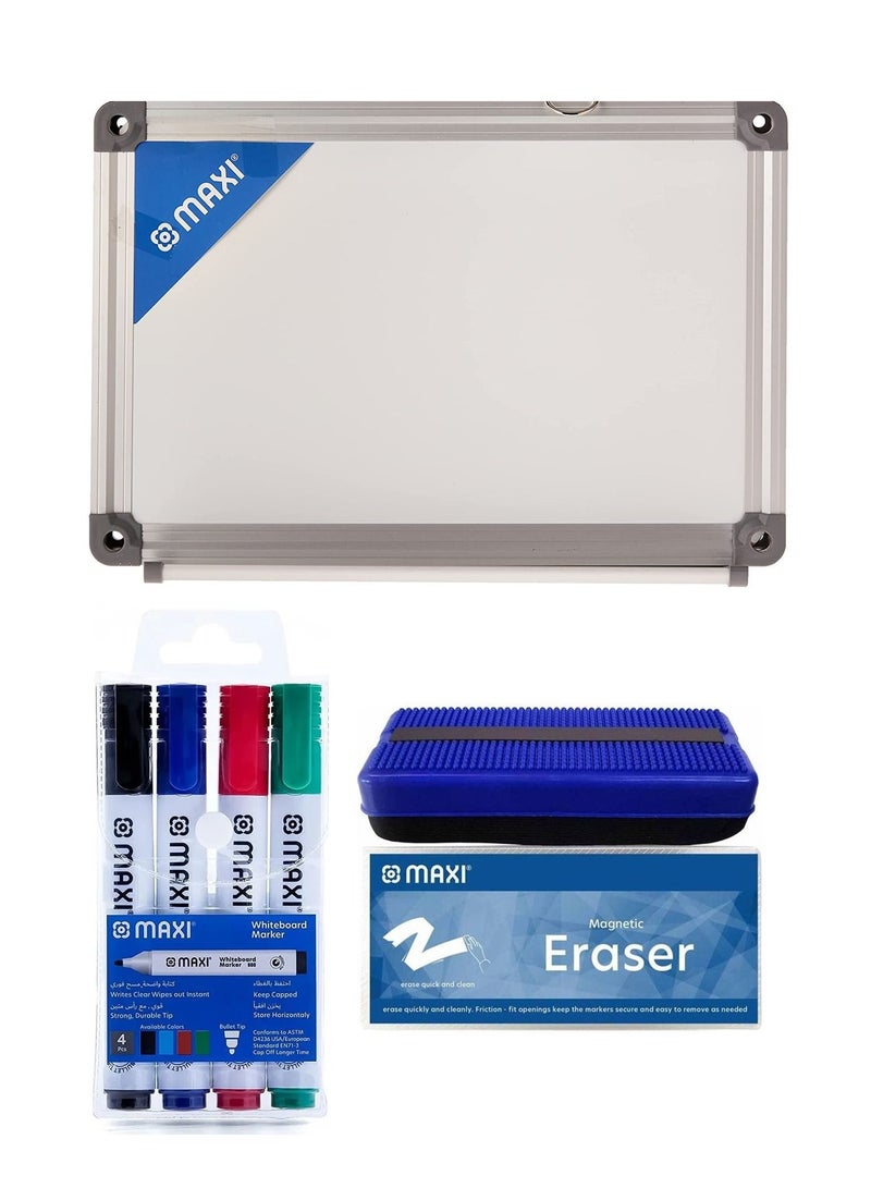 Maxi A3 Size Whiteboard With Markers and Duster - Image 1