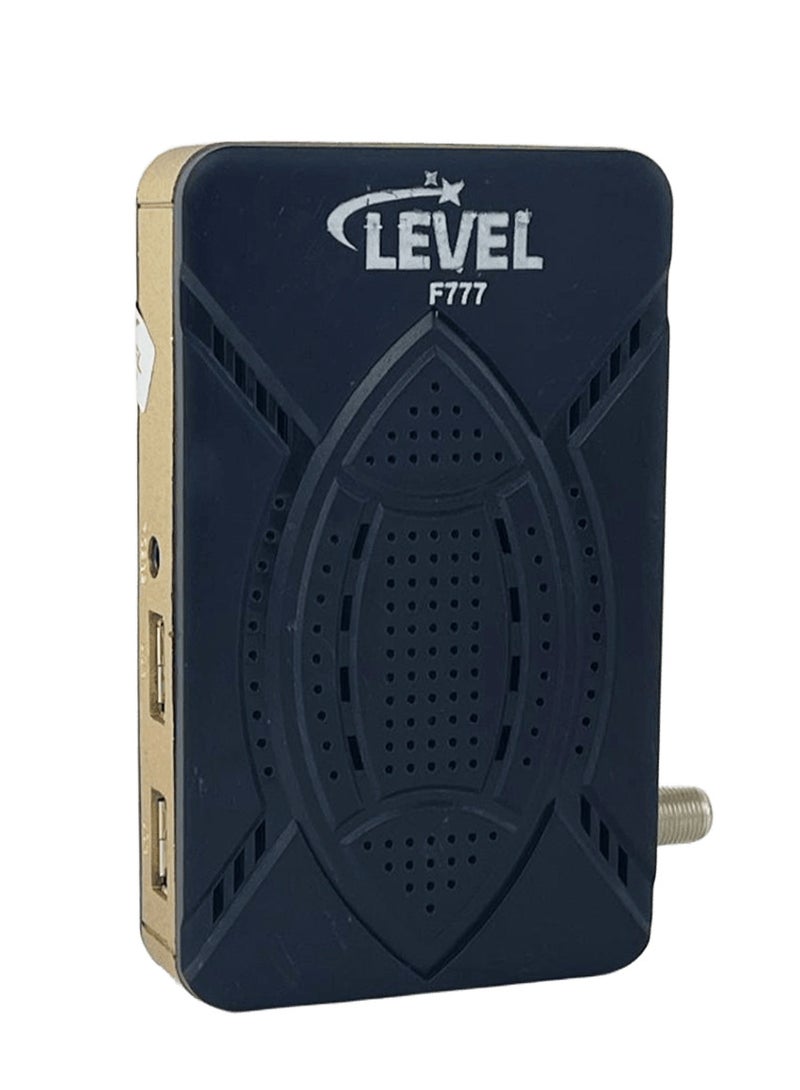 ليفل Digital Satellite Receiver Mini HD Level F777, Black - Image 1
