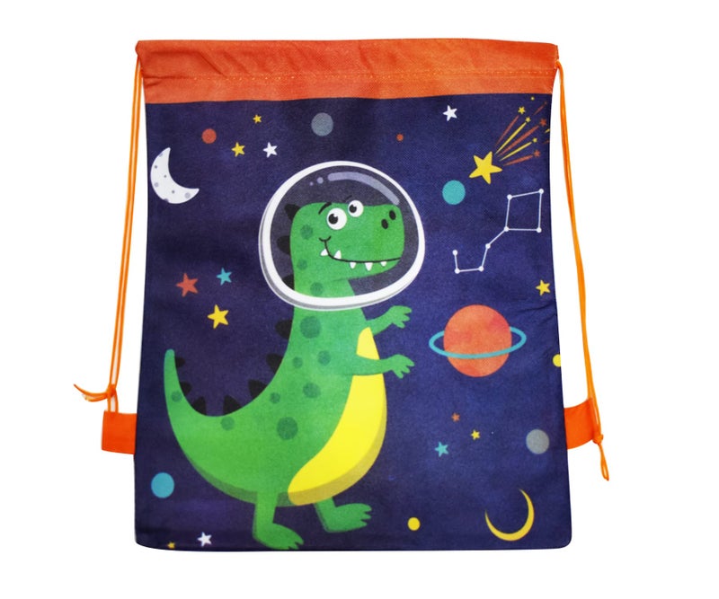 Asera حقيبة هافرسك بتصميم حيوانات الديناصورات من قماش أسييرا للأطفال هدايا عيد الميلاد (12 قطعة) - مصنوعة في الهند، متعددة الألوان - Image 3