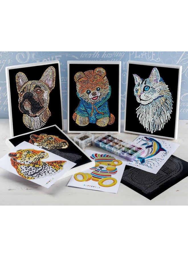 Sequin Art Blue Snow Cheetah Arts And Crafts Kits - Image 5