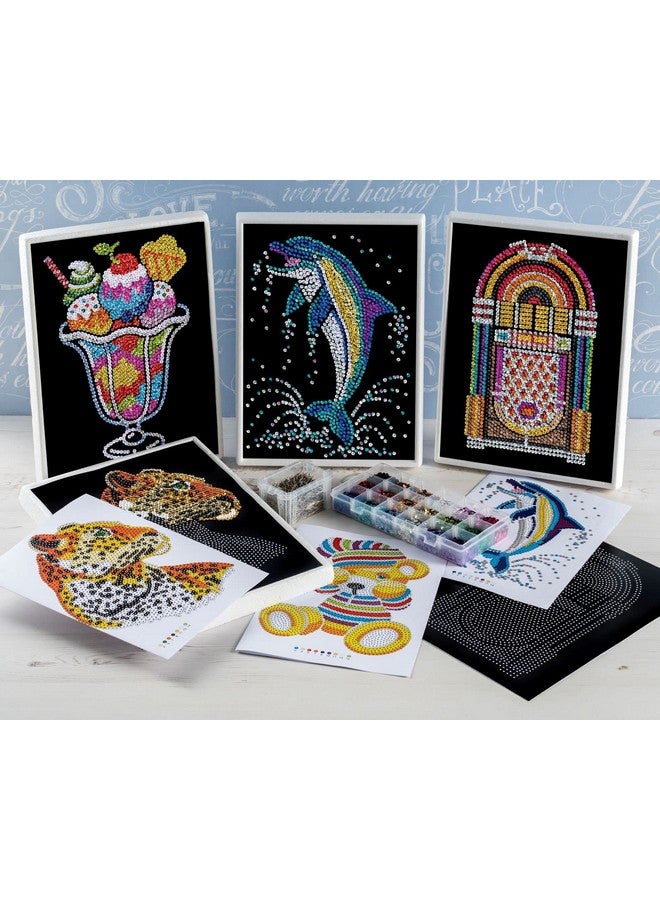 Sequin Art Blue Snow Cheetah Arts And Crafts Kits - Image 4