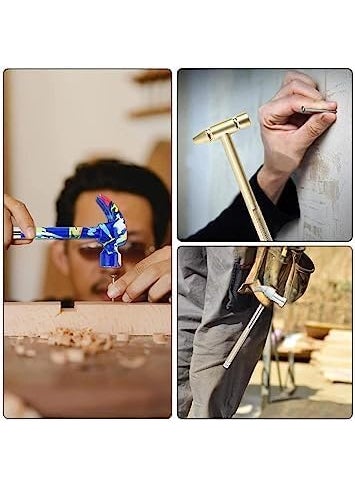Gijaxe Gijaxe 5 in 1 micro mini multifunction copper hammer mini hammer hathodi with 4 diffrent screwdriver inbulit usefull for repair gadget watch mobile Pack oF 1  - Image 4