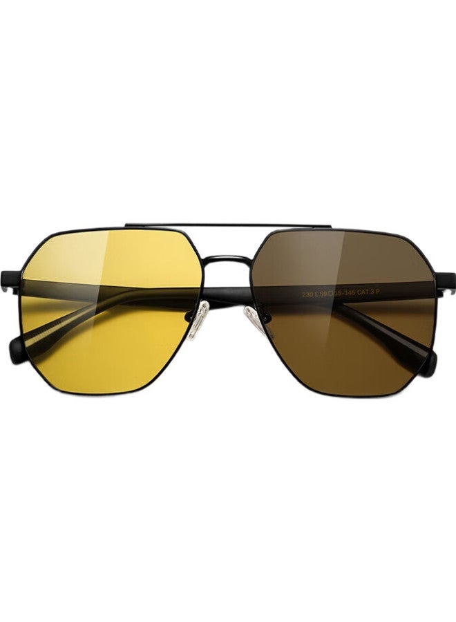 HLA Night Vision Carbon Fiber High-End Men'S Sunglasses Day And Night Dual-Use Polarized Sunglasses Night Driving Special - Image 3