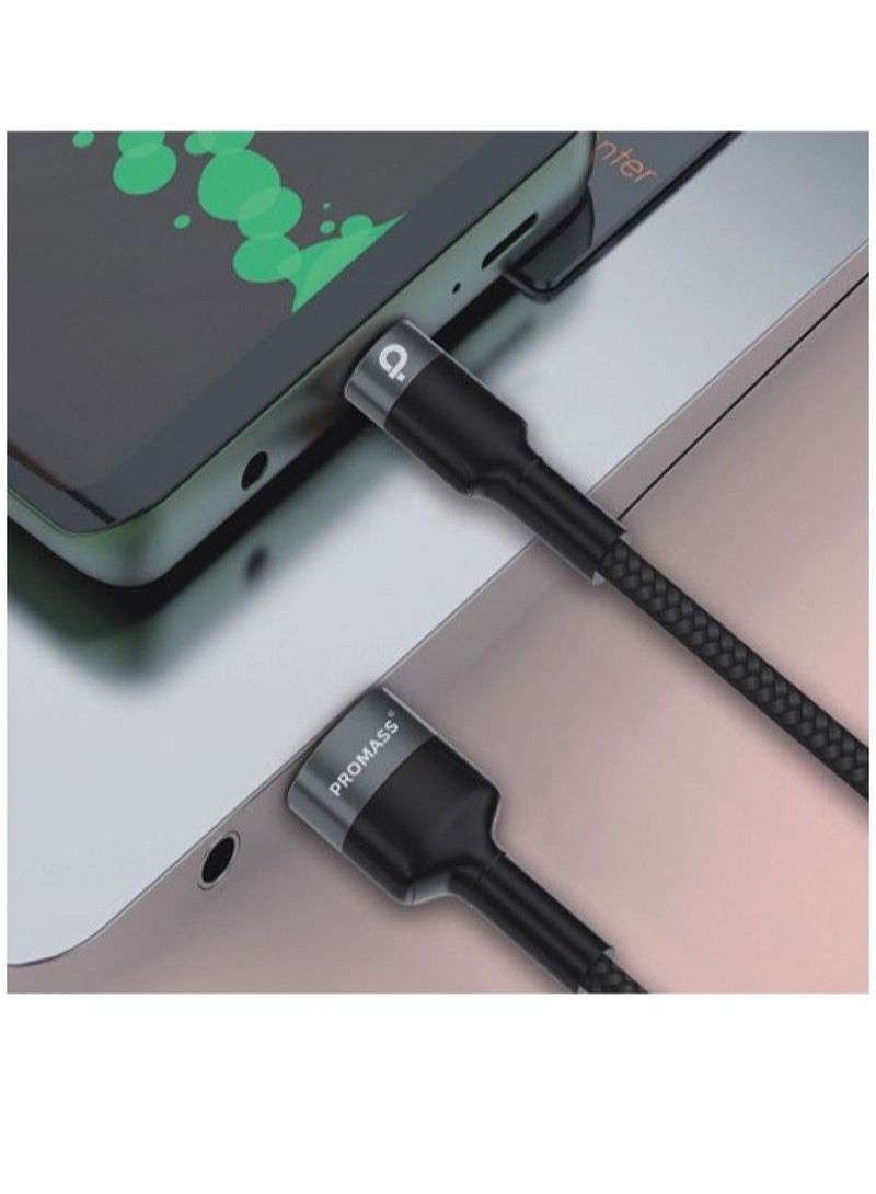 بروماس كابل الشحن ونقل البيانات الأصلي من النوع C يدعم الشحن السريع بطول 1 متر - Image 2