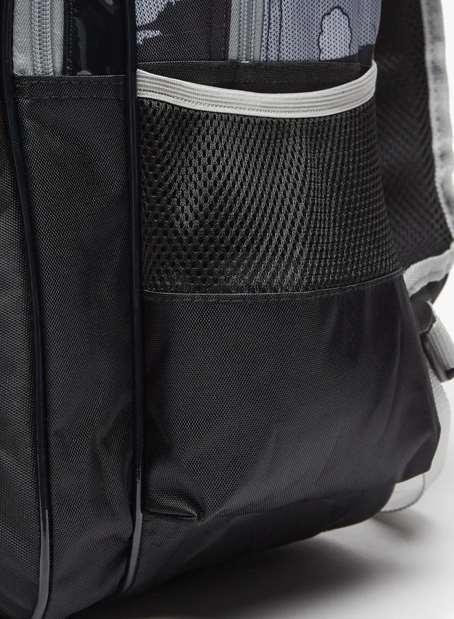 MARVEL Spider-Man Print Backpack with Adjustable Shoulder Straps and Zip Closure - 46x34x23 cm