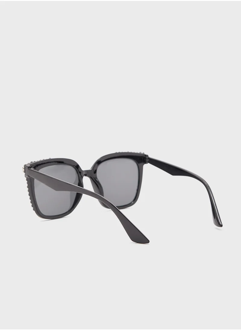 ELLA Diamante Cat Eye Sunglasses