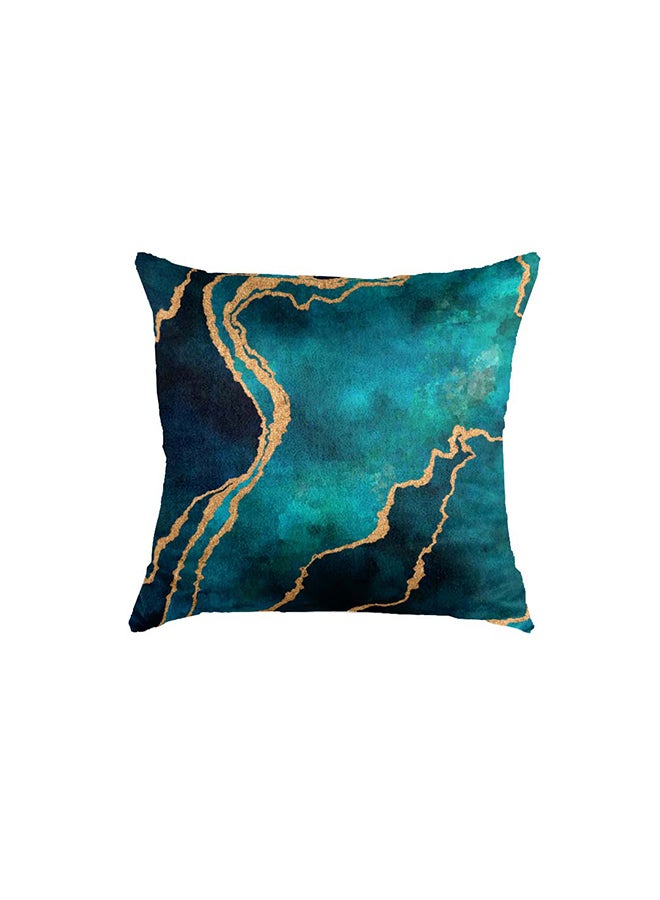 RIZARIES وسادة سوبر سوفت باللون الأخضر البحري التجريدي - Image 1