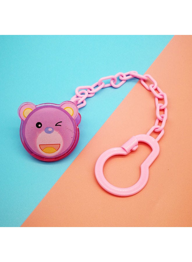 Baby Pacifier Chain Pacifier Clip Animal Shape Plastic Clip Play Chain Cartoon Plastic Pacifier Accessories Toy