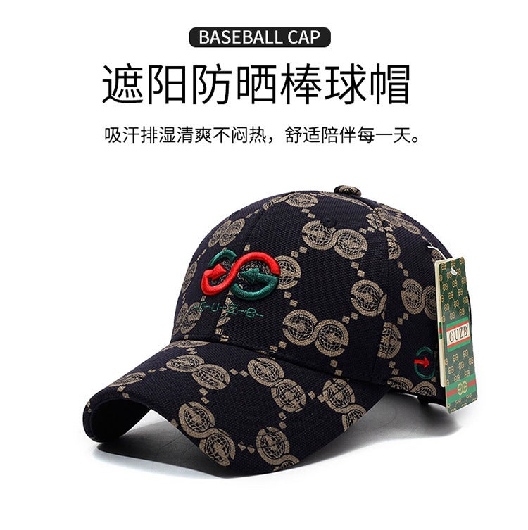 GUZB Baseball Cap Embroidered Outdoor Sun Hat Cotton - Image 2