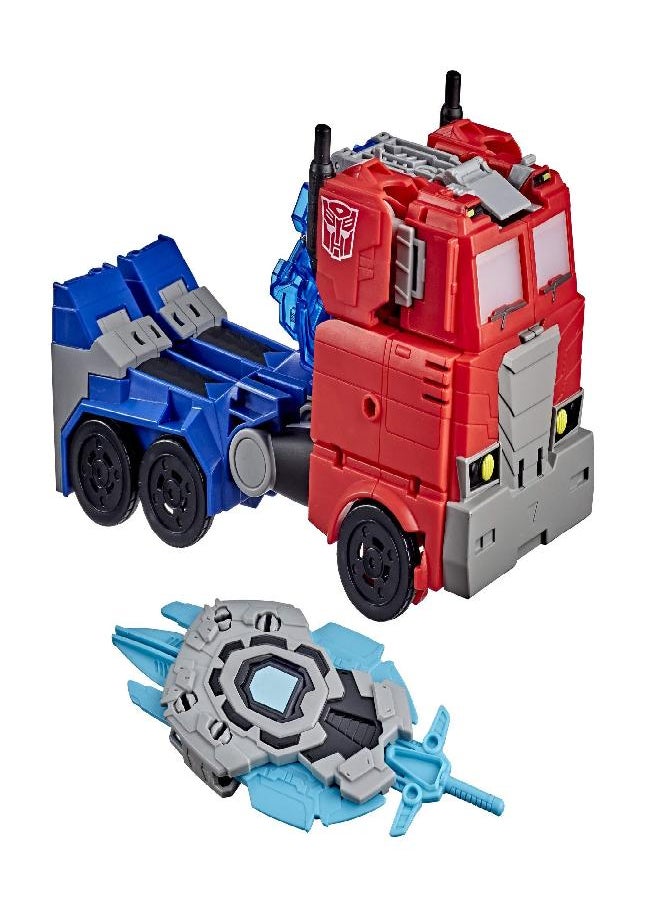 TRANSFORMERS Transformers Bumblebee Cyberverse Adventures Battle Call Officer Class Optimus Prime, Voice Activated Lights and Sounds, Ages 6 and Up 10-inch  - Image 3