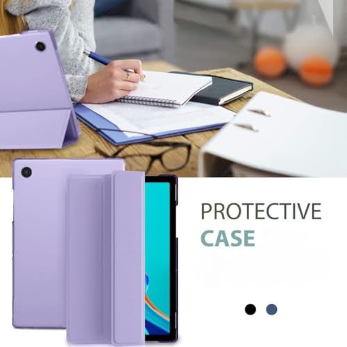 ProElite Cover for Samsung Galaxy Tab A9 Plus 11 inch Case Cover, Smart Flip Case Cover for Samsung Galaxy Tab A9+ 11 inch Translucent Back with Stylus Pen, Lavender - Image 5