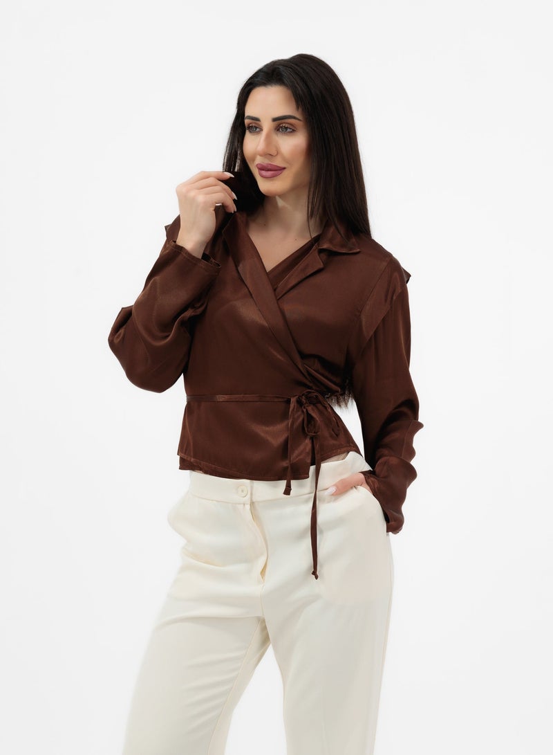 Lalele CHIC SATIN BLOUSE - Image 1
