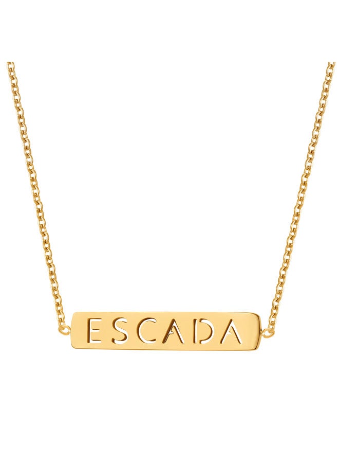 ESCADA Caroline Gold Plated Stainless Steel Necklace for Women 360mm - Image 2
