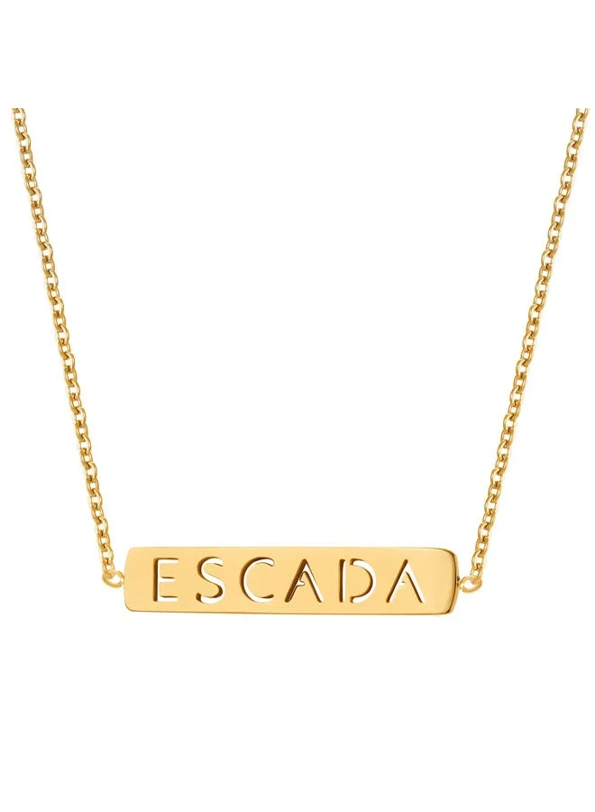 Escada Caroline Gold Plated Stainless Steel Necklace for Women 360mm