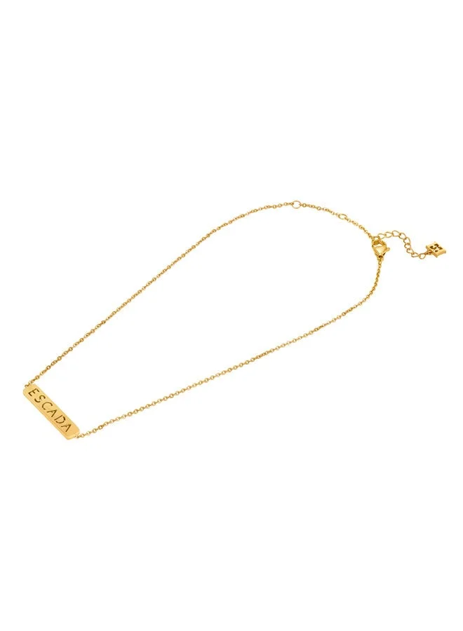 Escada Caroline Gold Plated Stainless Steel Necklace for Women 360mm