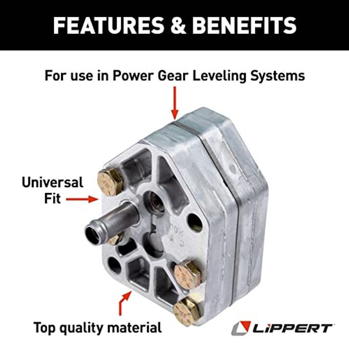 Power Gear Lippert Hydraulic Rv Leveling Pump Service Kit, Shaft Seal, Bolts, Exact-Match Replacement Components 359304 - Image 2