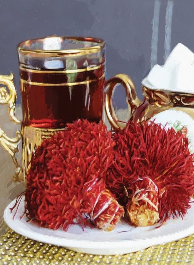Yeahgoshopping Premium Quality Organic Sargol Saffron Grade A+ 100% Natural Red Authentic, Pure - 5 gram (0.1763 oz)) - Image 3