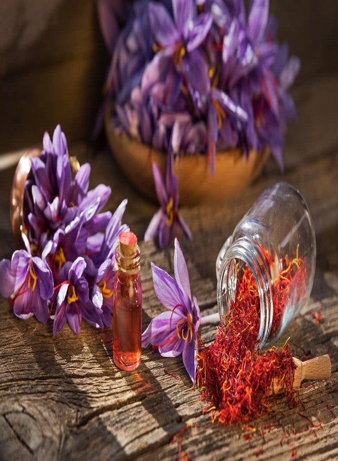 Yeahgoshopping Premium Quality Organic Sargol Saffron Grade A+ 100% Natural Red Authentic, Pure - 5 gram (0.1763 oz)) - Image 2