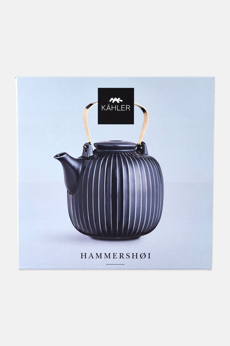 Kahler Fancy Porcelain Tea Pot 1,2 L, Black - Image 2
