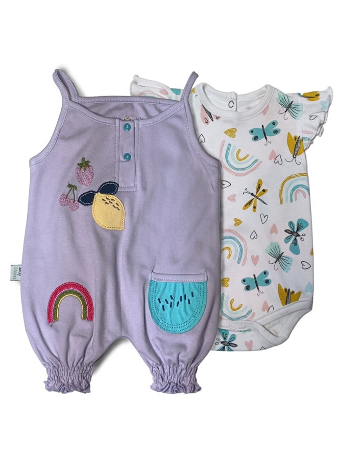 BabyShoora - Baby Girls Jumpsuit Set - Image 1
