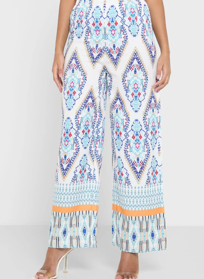 Khizana Printed Co-Ord Shirt And Pant Set