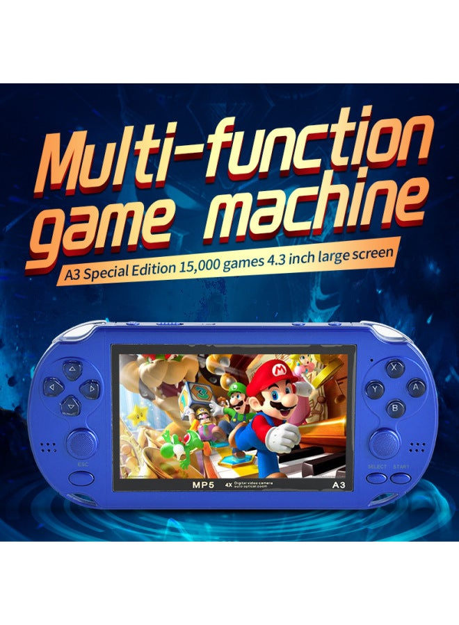 Manufacturers Spot A3 Special Edition Retro Nostalgic Handheld Game Machine 8G PSP 4.3 Inch GBA Arcade-Product Color:Black - Image 1