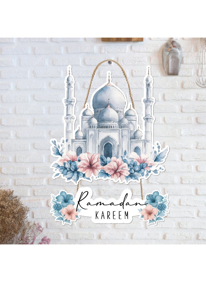 لوحة رمضان خشبية بسُمك 6 ملم مطبوعة بجودة عالية، تصميم فني أنيق يزين حائط منزلك ويمنحه أجواء رمضانية دافئة ومميزة - Image 2