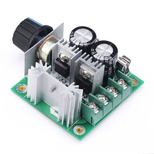 DROK 13KHZ PWM DC Motor Controller DC 12V-40V 10A Motors Electric Pump Fan Speed Stepless Control Module with Reverse Polarity Protection High-Current Protection - Image 1