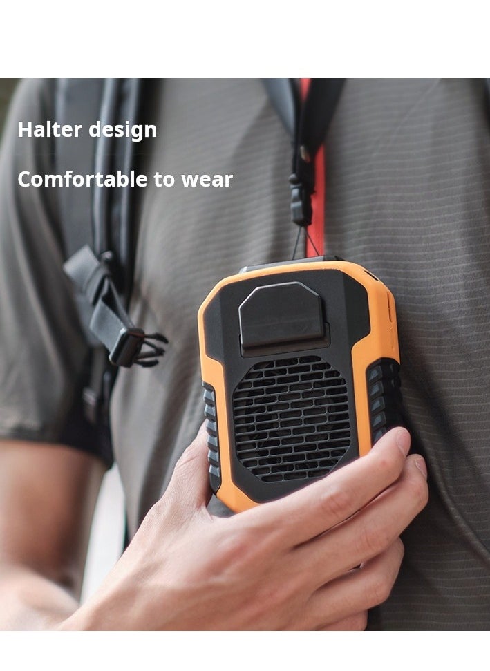 Generic - 3-in-1 Portable Waist Clip Fan with 8000mAh Power Bank and LED Flashlight - Image 1