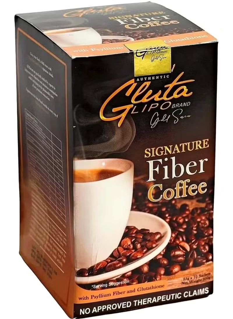 Glutalipo  Glutalibo Gold Series Signature Fiber Coffee Powder Pot