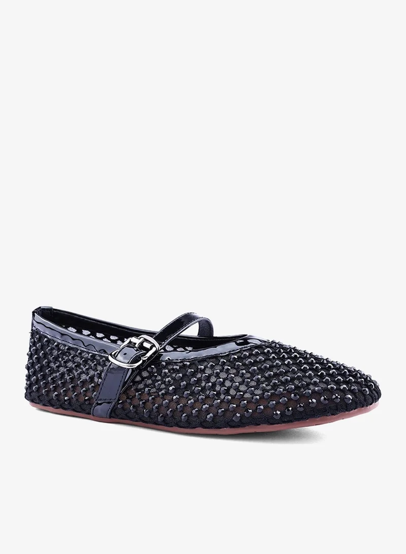 Cuple Embellished Flat Slipper