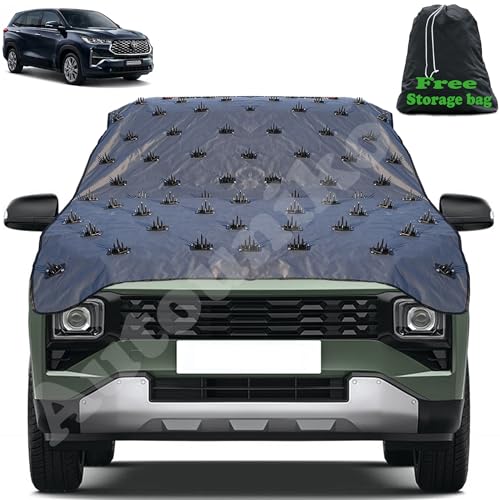 Autouniko Complete Protection Spike Car Cover for Toyota Innova Hycross Protection from Street Dogs,Monkeys & Pets, Also Compatible with All Hatchback,Sedan,SUVs 16.5 Feet Universal Size - Image 1