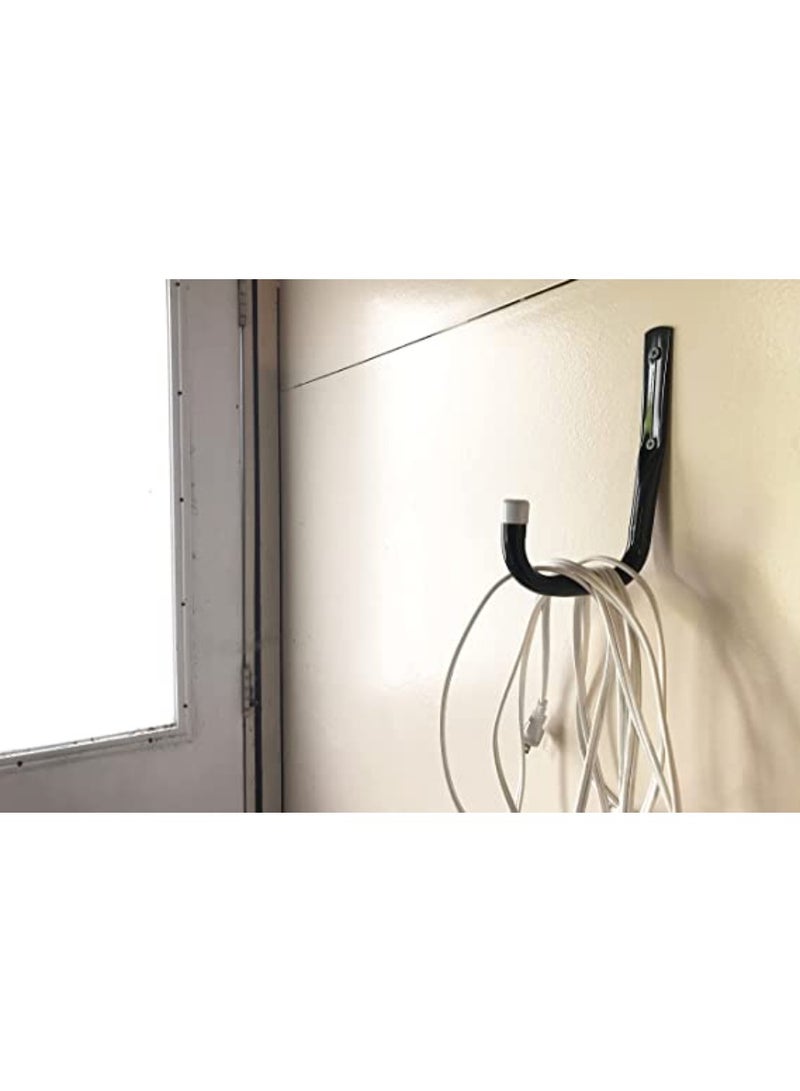 Shepherd Hardware خطافات تخزين جراج شيفرد هاردوير 8088E من الفولاذ الثقيل / متنوعة، 6 قطع، أسود - Image 4