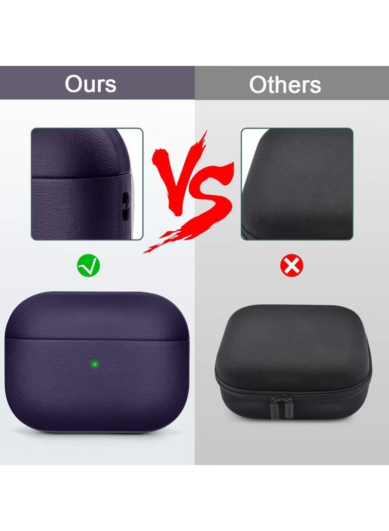 Rock Pow AirPods Pro 3 eather silicone shell, front LED visible light, compatible with AirPods Pro 3rd generation - Image 2