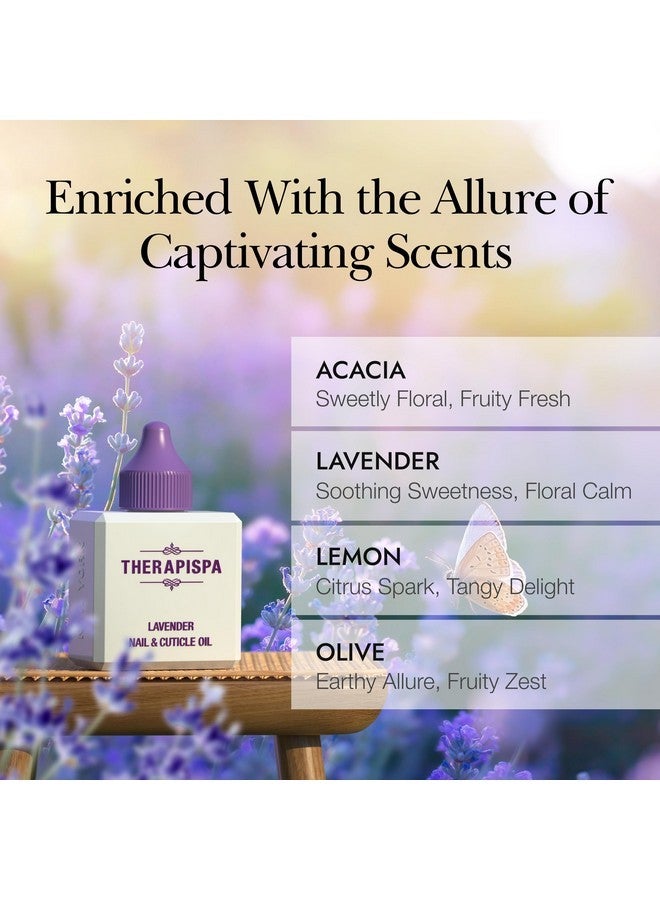Therapispa Professional Nail & Cuticle Oil, 2.0 Fl Oz - Nourished With Jojoba, Avocado, Vitamin E, And Biotin (B7) For Superior Hydration, Repair, Revitalization, And Strengthening (Lavender) - Image 5